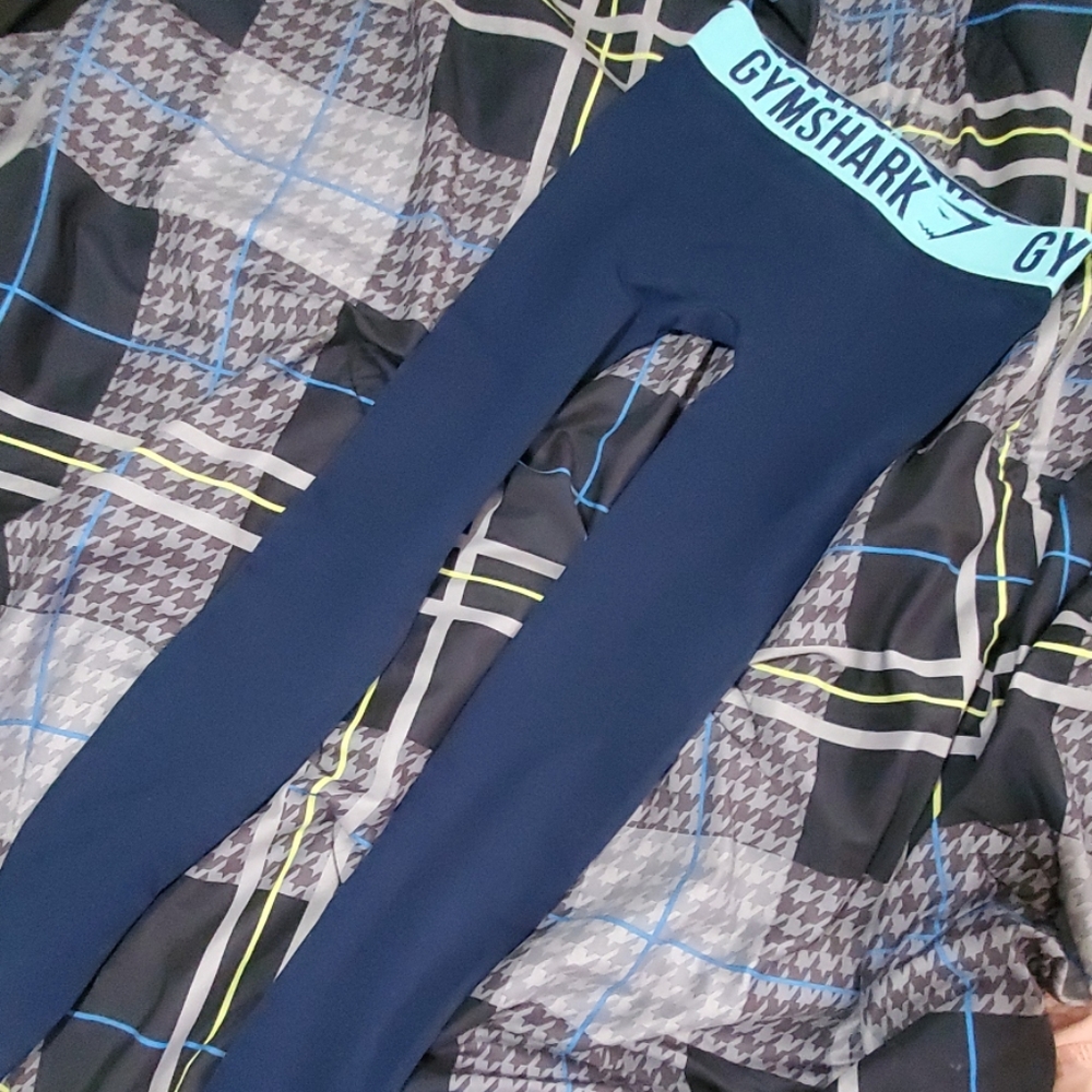 Blue gymshark leggings